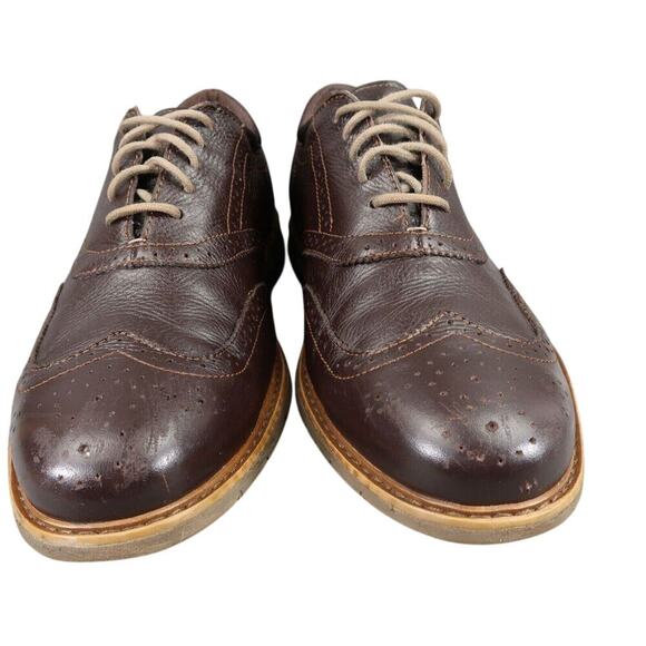 Bass Shoes Mens 10.5 Oxford Wingtip Classic Dress Propel Comfort Brown Leather main image 7
